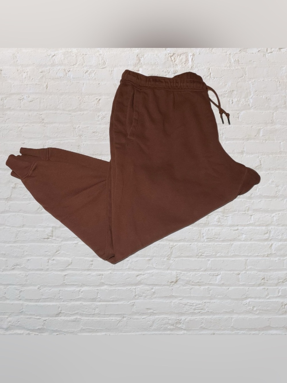 The North Face Chestnut Brown Drawstring Fleece Lined Joggers in Women’s Size 2X